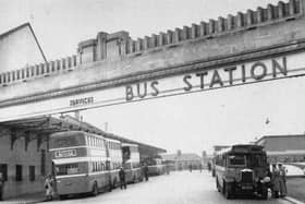Falkirk's bus station featured in the film.