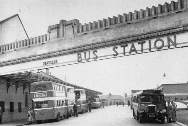 Falkirk's bus station featured in the film.