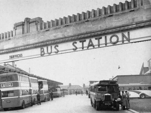 Falkirk's bus station featured in the film.