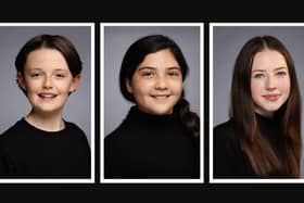 From left, Alasdair Honeyford, Jesca Hardy-Smith and Caoimhe Clough who will be performing on stage at the SEC Armadillo in Movies to Musicals.