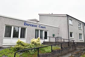 The property in Dorrator Court sheltered housing has lain empty for a year awaiting Falkirk Council repairs. Pic: Michael Gillen