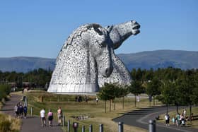The Kelpies were just one of the destinations the visitors were able to experience