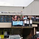Protesters campaigned to save Bo'ness Recreation Centre in 2023. Pic: Michael Gillen