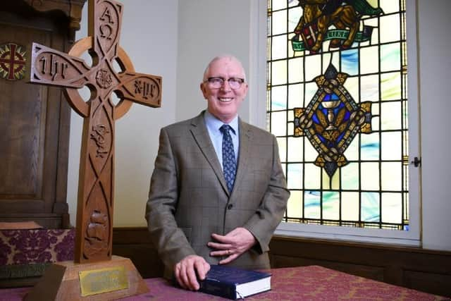 The Very Rev Dr Martin Fair will lead a service of reflection in memory of the Queen below the Kelpies on Sunday evening.