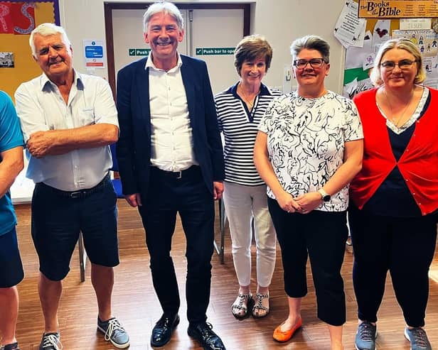MSP Richard Leonard with members of Brightons Long Covid group. Pic: Contributed