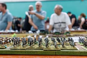 Hundreds attended Falkirk & District Wargames Club annual show.