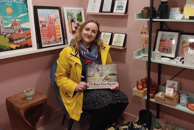 Mary Byford will be signing copies of her book I'll Race You Again! at the Bo'ness Collective on Saturday, March 15 (Picture: Submitted)