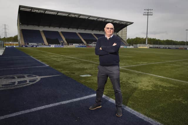 John McGlynn officially started as Falkirk manager this morning (Monday, 9 May)