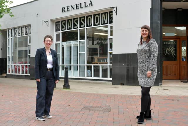 Moira Holland-Forrester and Laura Hill, part owners of Renella which is supporting apprentices and other firms through a partnership with Medusa Training Academy. Picture: Michael Gillen.