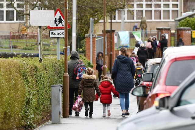 Falkirk's youngest pupils are set to return to the classrooms on Monday (Photo: Michael Gillen).