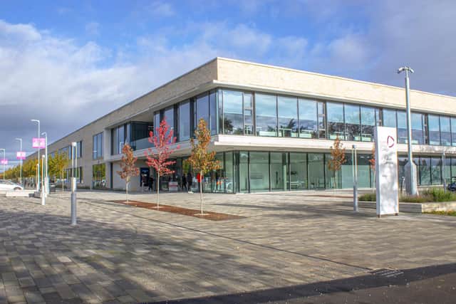 The Falkirk campus of Forth Valley College is in the running for a top architecture award.