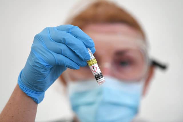 Over 4000 tests were carried out in Scotland yesterday