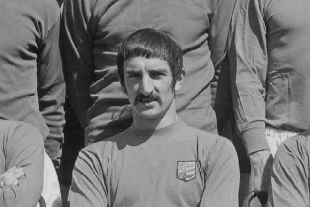 Former footballer Frank Brogan, pictured here during his time with Ipswich Town FC, has sadly died