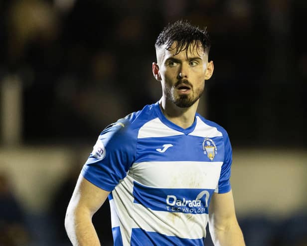 Darragh O'Connor in action for Greenock Morton (Photo by Craig Foy / SNS Group)