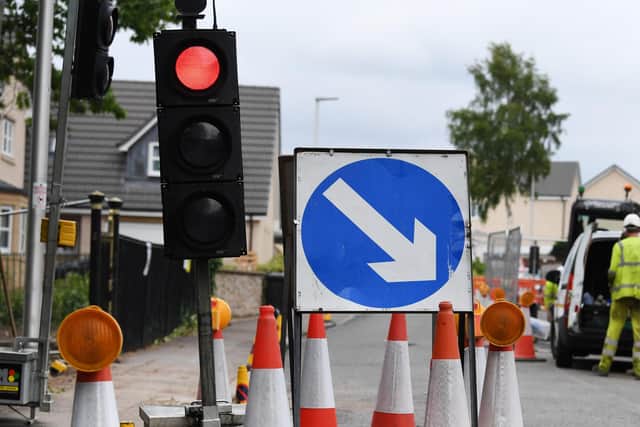 Roadworks may affect your journey time - check before you travel. Pic: John Devlin