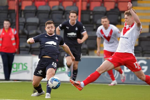 The Bairns lost 7-2 on aggregate to Airdrie in the play-offs
