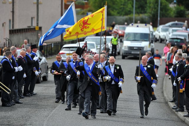 The Free Colliers annual Pinkie March leaving from Reddingmuirhead Community Centre. Pics: Michael Gillen