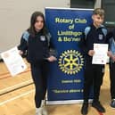 Winners at the Rotary Young Technologists competition, which was held at Bo’ness Academy.