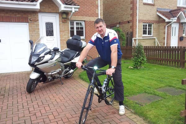 Brian McKenna is cycling coast to coast in Canada for Strathcarron Hospice