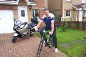 Brian McKenna is cycling coast to coast in Canada for Strathcarron Hospice