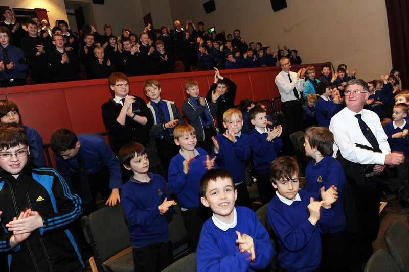 Members of Falkirk and District Battalion of the Boys' Brigade enjoying the TurnaBBout event in 2012