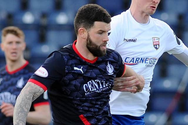 Falkirk defender Mark Durnan says the pressure is on them to win every game regardless of who they are playing
