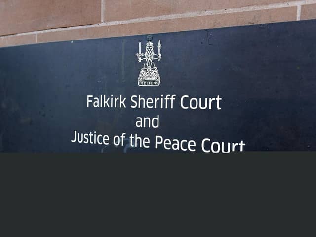 Glenn appeared at Falkirk Sheriff Court(Picture: Michael Gillen)