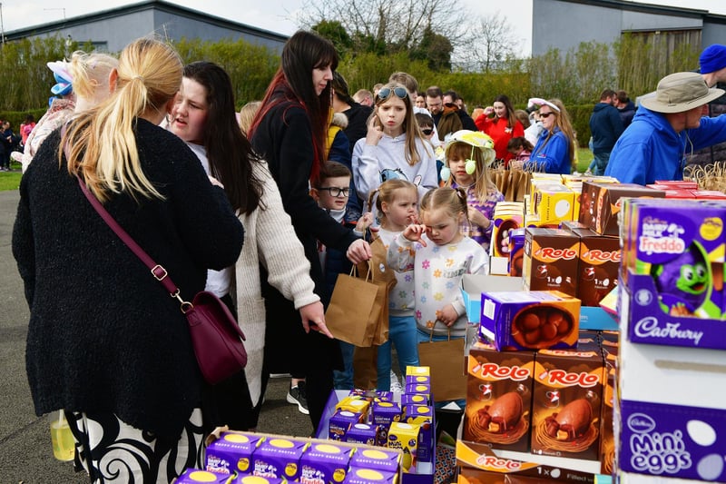 It's safe to say a lot of chocolate was consumed before, during and after this year's Inchyra Park Easter Egg Hunt