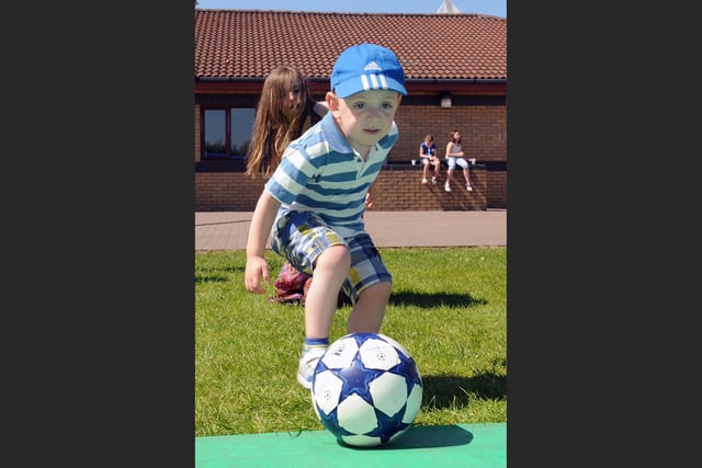 Football skills from Callum Currington 3.