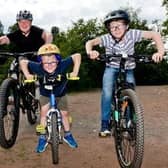 Work has begun on the new active travel hub cycle skills centre in Callendar Park
(Picture: Iain McLean)