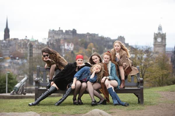 The cast of Our Ladies in Edinburgh