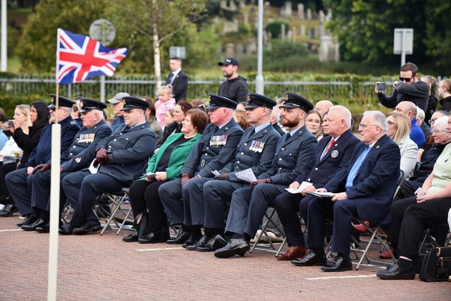 Taking a keen interest in proceedings are the invited guests.