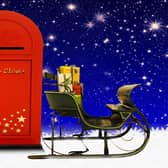 Children can now send their letters to Santa at the festive post office in Falkirk town centre