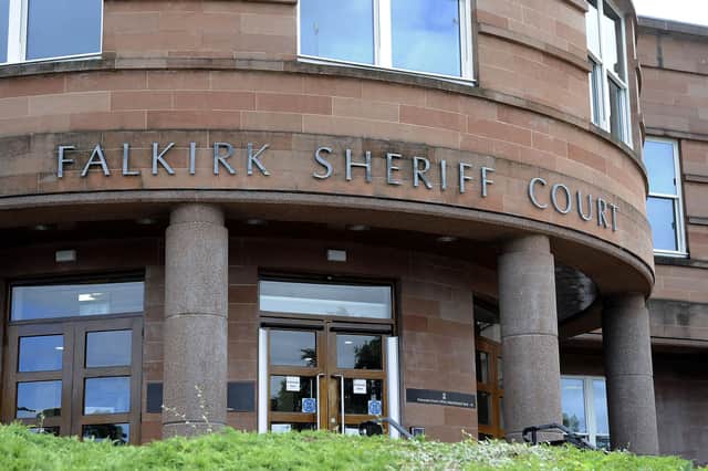 Alexander Burt, of Falkirk, was jailed at Falkirk Sheriff Court. Picture: Michael Gillen.