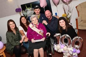 Janet marks her milestone !00th birthday with family and friends
(Picture: Submitted)