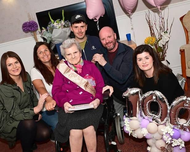 Janet marks her milestone !00th birthday with family and friends
(Picture: Submitted)