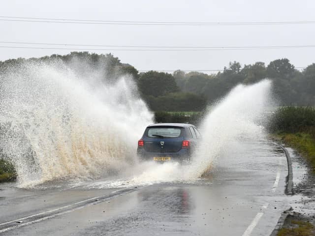 More heavy rain is forecast for the district with the risk of flooding. Pic: Michael Gillen