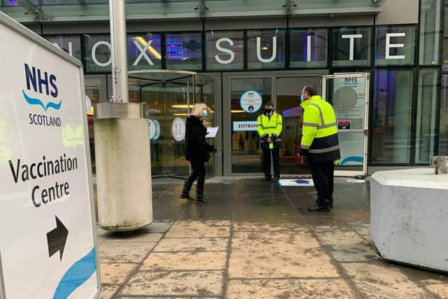 Mass vaccination centre open in EICC from today picture: Andy O'Brian