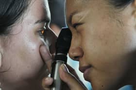 A sight loss charity has said people are waiting too long for vital ophthalmology appointments