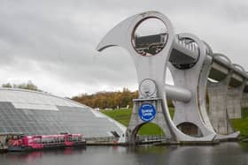 The art installation overlooked The Falkirk Wheel and is now being given away to community groups