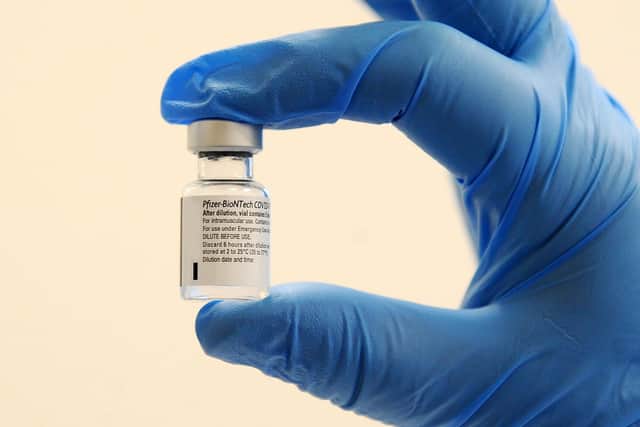 Sixteen and 17-year-olds in Scotland are being offered their first dose of the Pfzier/BioNTech vaccine. Picture: Michael Gillen.