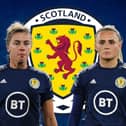 District duo Nicola Docherty and Sam Kerr have been included in the latest Scotland squad (Photo: Getty Images/SNS Group)