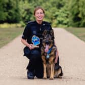 RPD Luna and her handler, Police Scotland handler PC Linda McBride