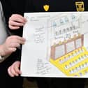 The pupils' winning design was inspired by the Bo'ness Fair.