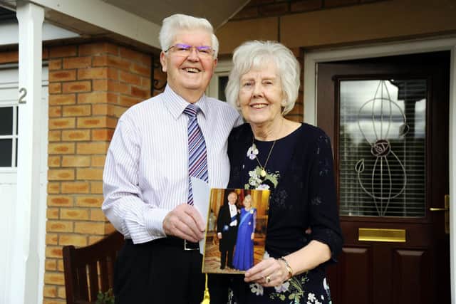 Andrew and Sheila Wilson who celebrate 60 years of marriage on October 25. Pic: Alan Murray