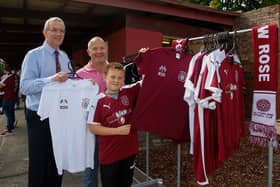 Linlithgow Rose chairman Jon Mahoney, 1st left, has been explaining the club's reasons for voting to null and void league (Pic by Scott Louden)