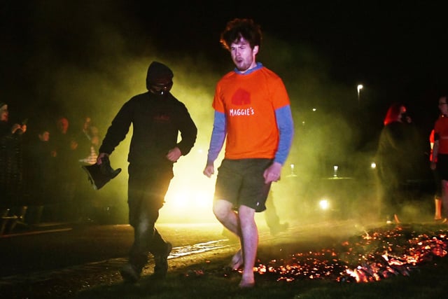 Keeping your cool as you cross the hot coals appears to be one tactic