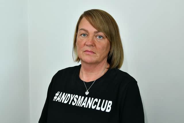 Jackie Adam.will host the fundraiser for Andys Man Club in September. Pic: Michael Gillen