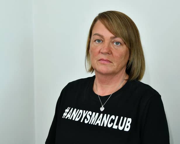 Jackie Adam.will host the fundraiser for Andys Man Club in September. Pic: Michael Gillen