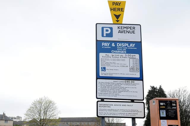 People used to be allowed to park for free after 3pm in council run car parks like this one in the town centre